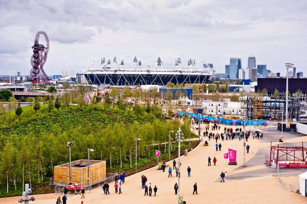 Olympic Park — Pathways and Entrances — resin bound commercial project by SureLay UK