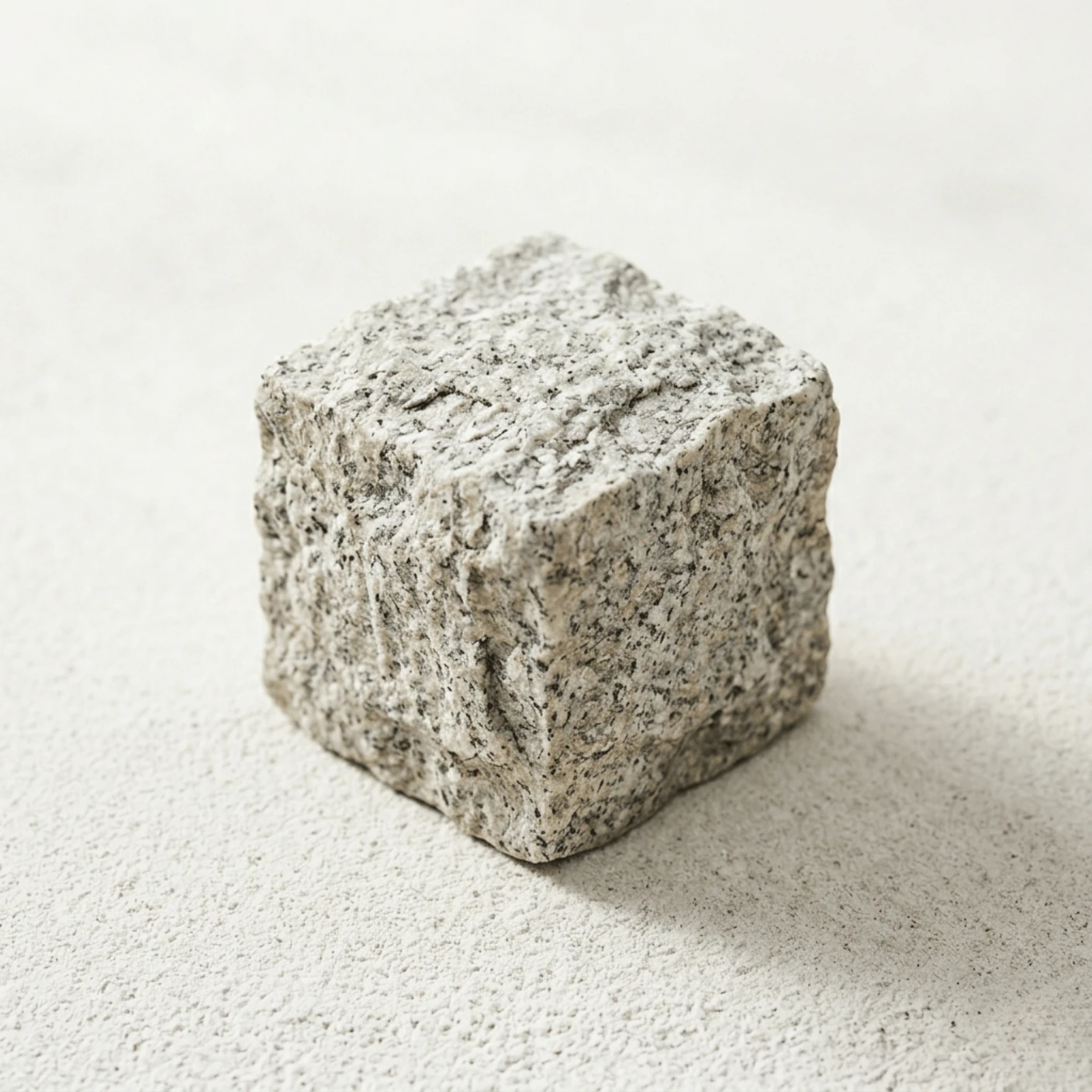 Granite Setts — Light Grey edging sample for resin bound driveways