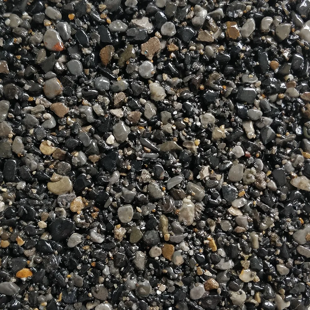 Daltex Gunmetal Grey resin bound colour blend swatch — Cool