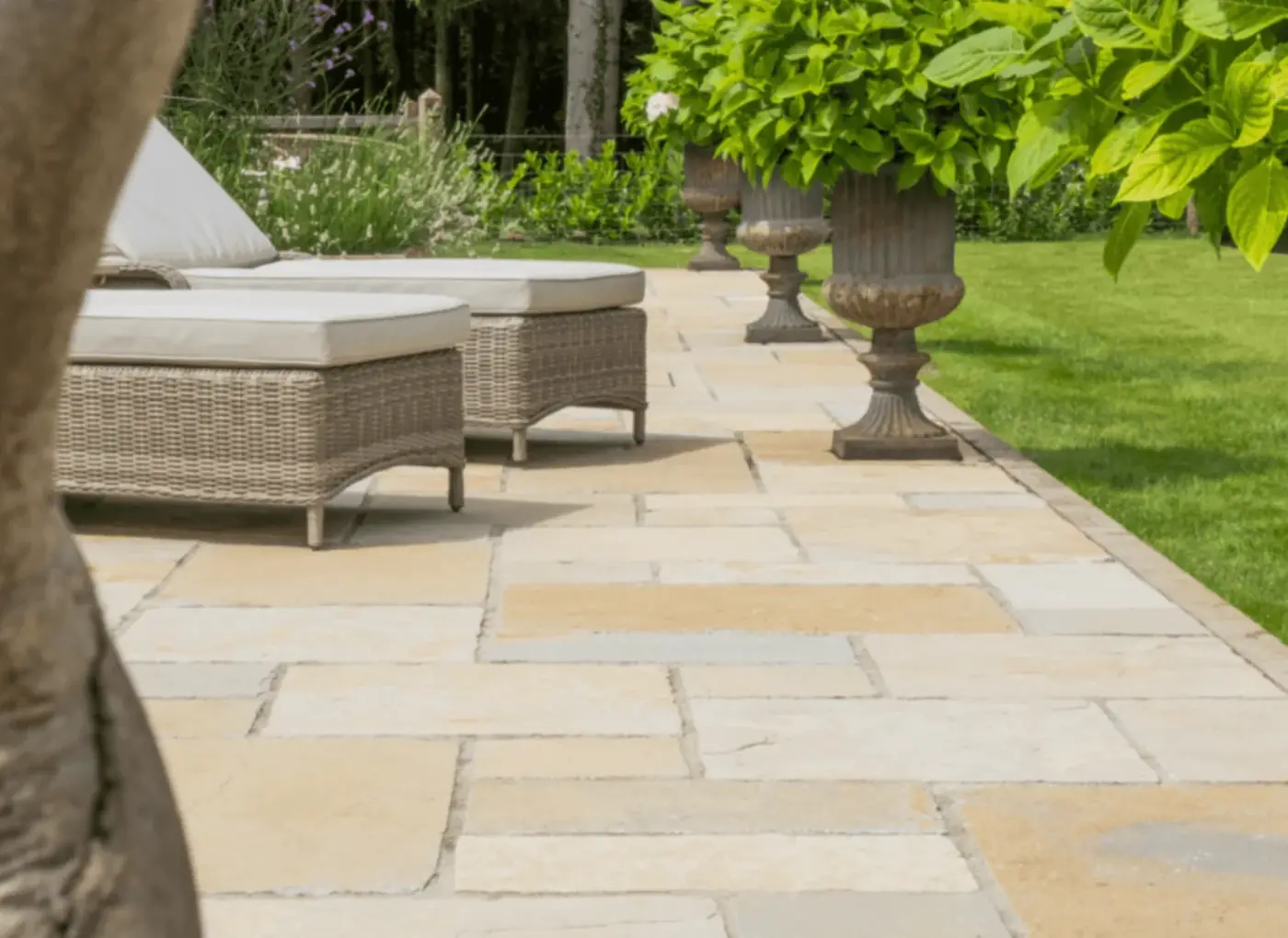 Natural Stone surface installed by SureLay UK on a residential property