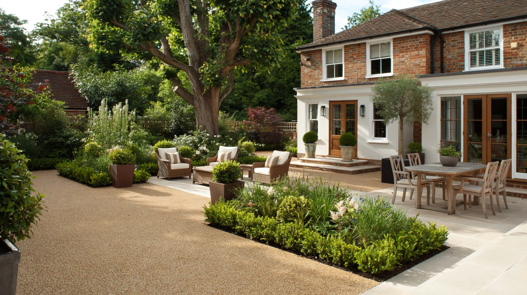 Resin bound patio by SureLay UK in Berkshire