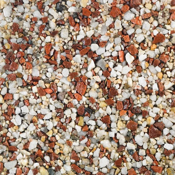 Daltex Pearl Blush resin bound colour blend swatch — Warm