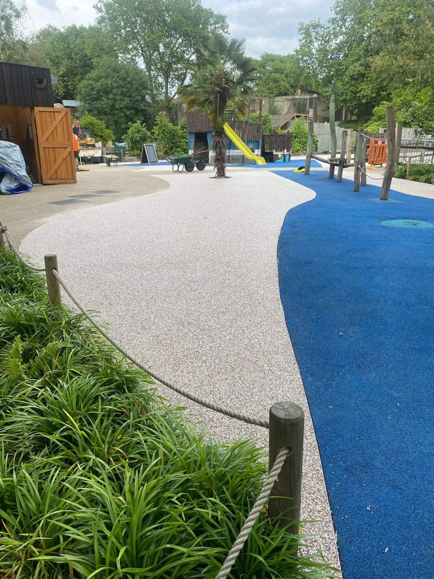 Play Areas detail showing resin bound surface by SureLay UK