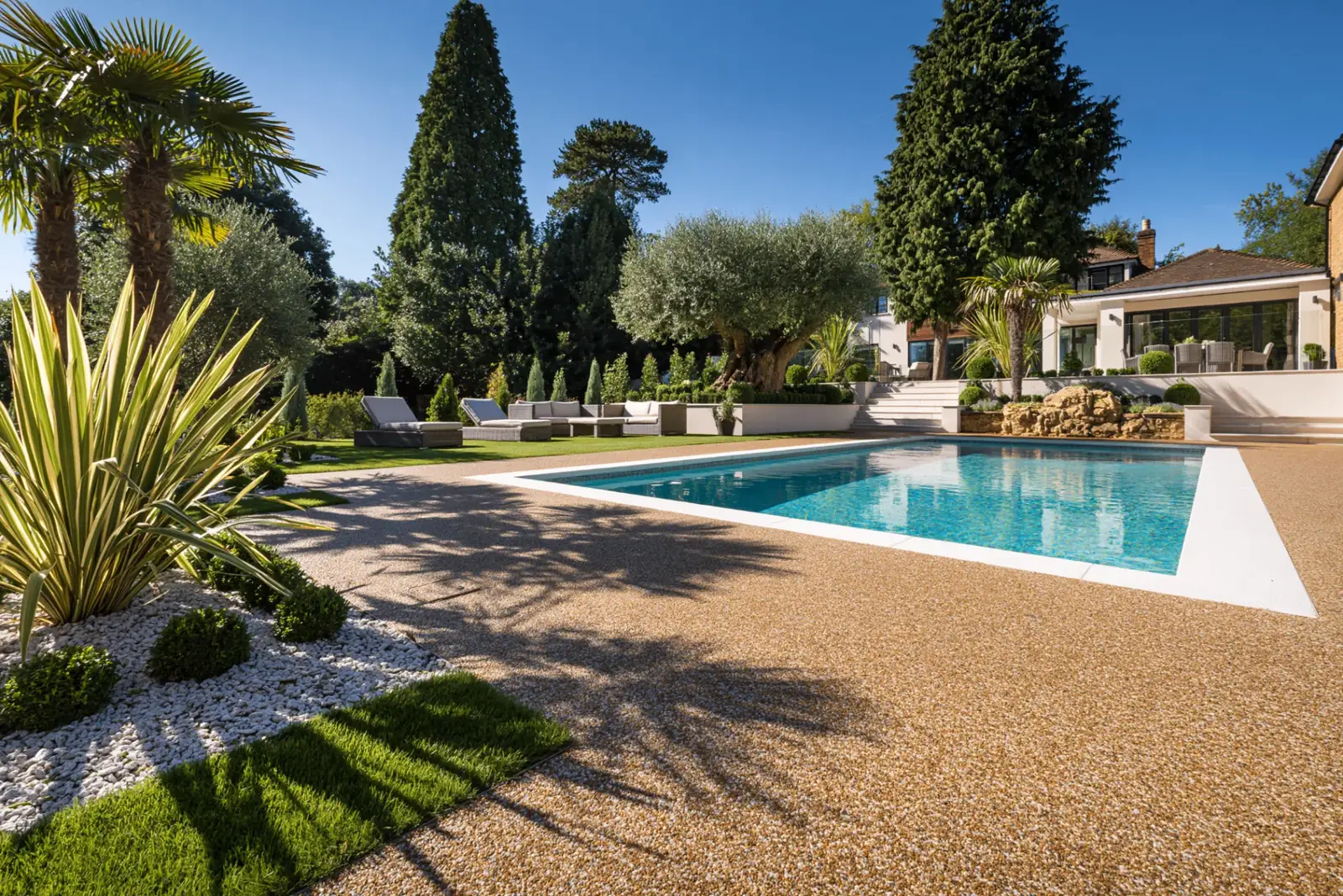 Pool Surrounds — Resin Bound detail by SureLay UK