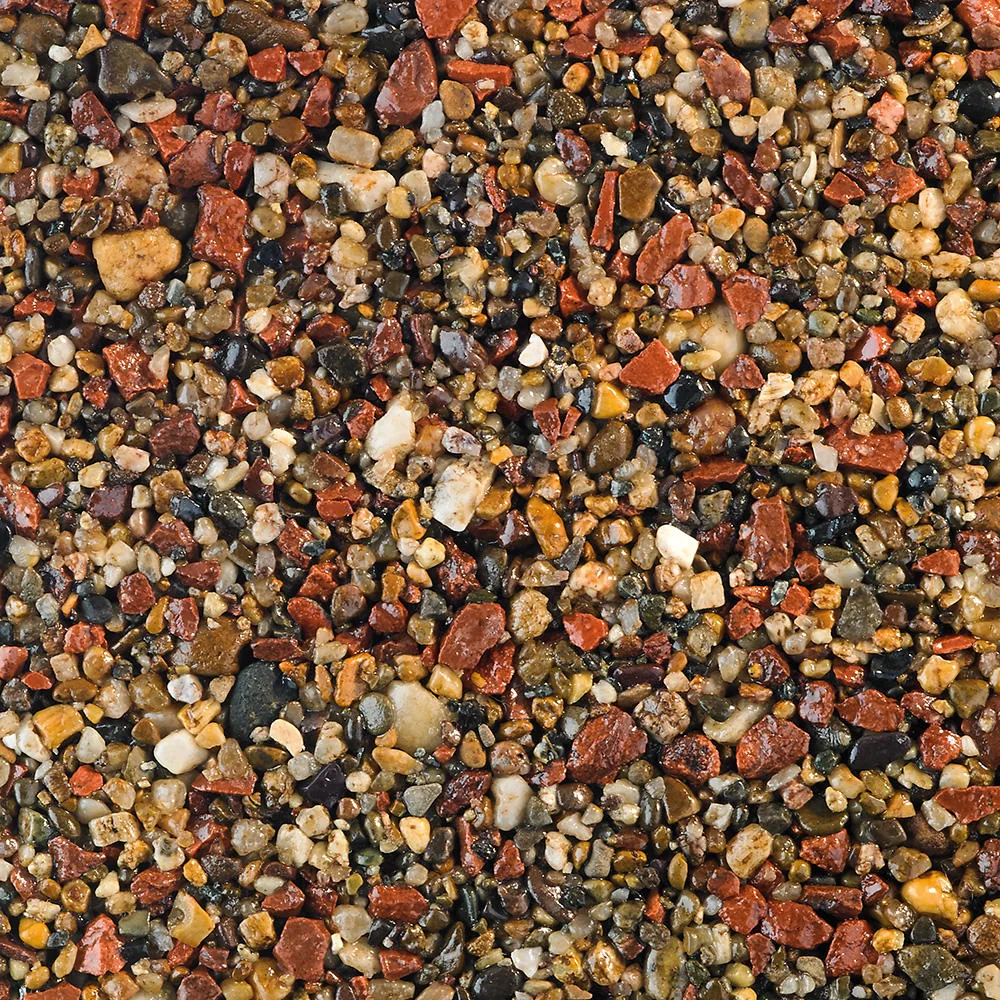 Daltex Rose Garden resin bound colour blend swatch — Warm