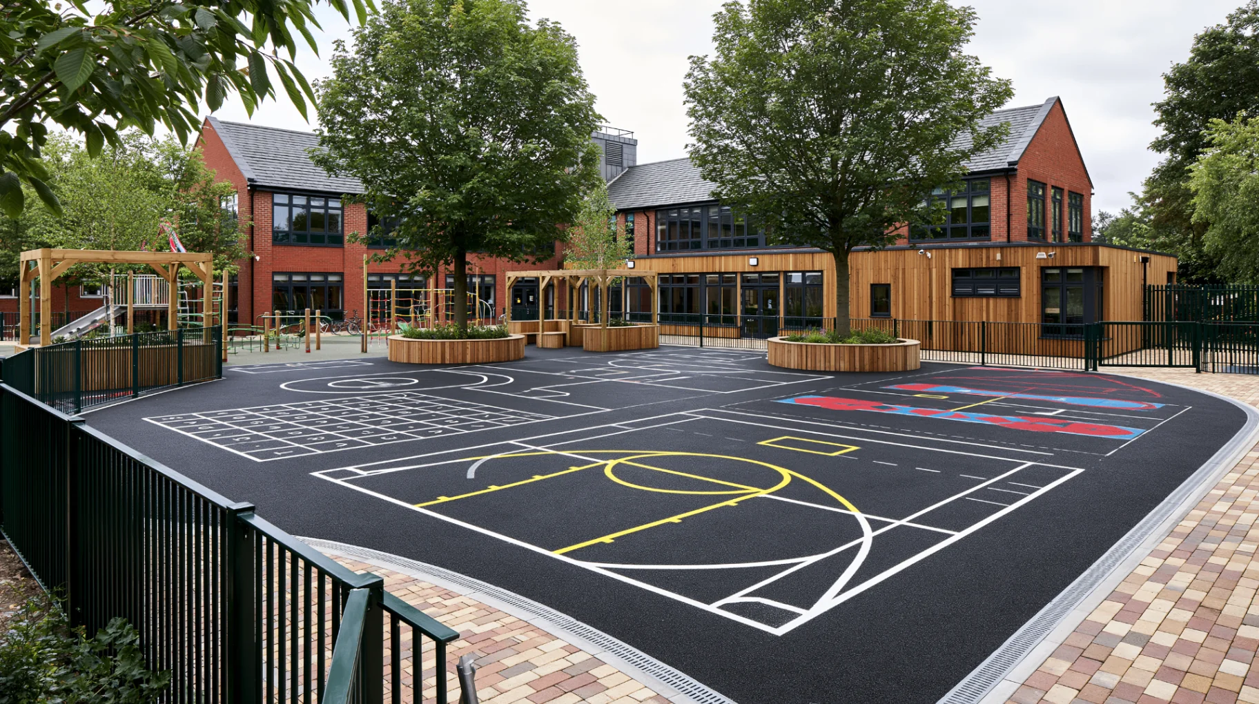 Schools — commercial resin bound surfacing by SureLay UK
