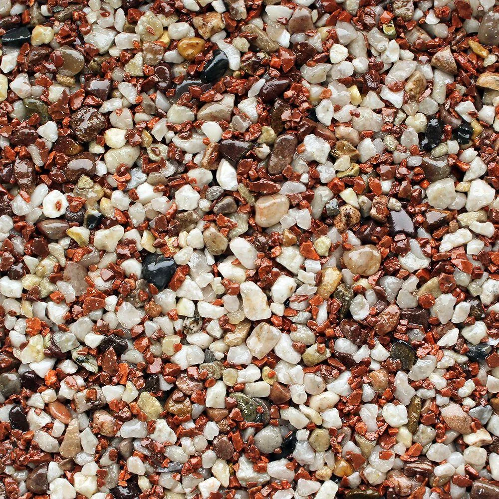 Daltex Solstice resin bound colour blend swatch — Warm