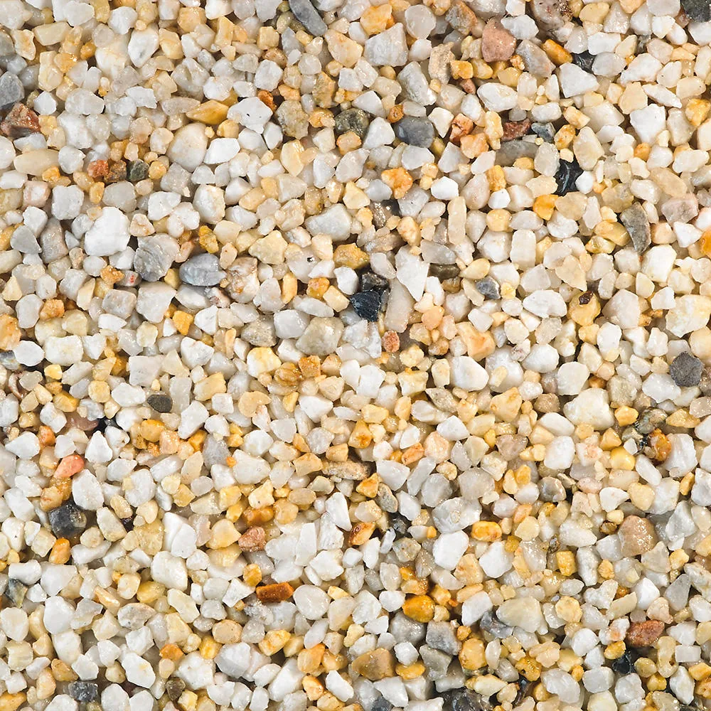 Daltex White Gold resin bound colour blend swatch — Warm